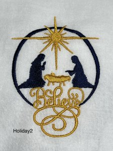 kitchen towels, embroidered