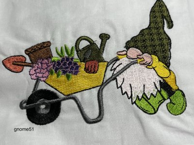 kitchen towels, embroidered