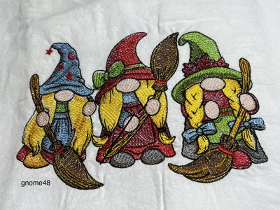 kitchen towels, embroidered