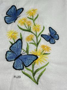 kitchen towels, embroidered