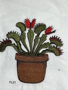 kitchen towels, embroidered