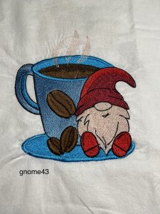 kitchen towels, embroidered