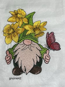 kitchen towels, embroidered