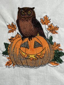 kitchen towels, embroidered