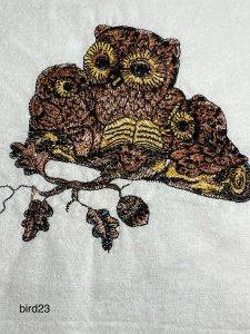 kitchen towels, embroidered