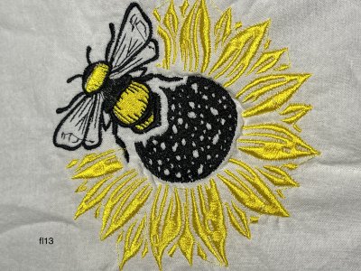 kitchen towels, embroidered