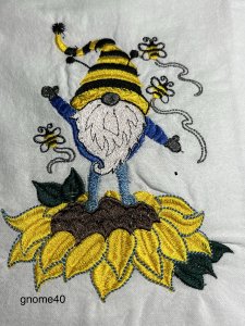 kitchen towels, embroidered