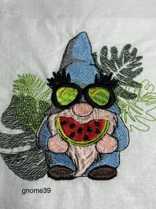 kitchen towels, embroidered