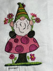 kitchen towels, embroidered
