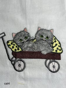 kitchen towels, embroidered