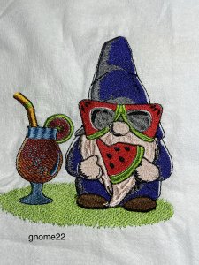 kitchen towels, embroidered