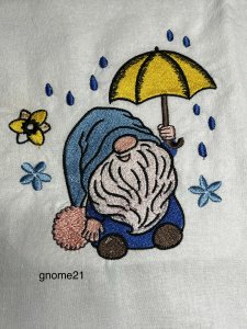 kitchen towels, embroidered