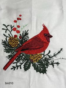 kitchen towels, embroidered