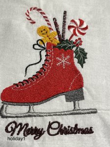 kitchen towels, embroidered