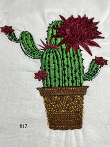 kitchen towels, embroidered