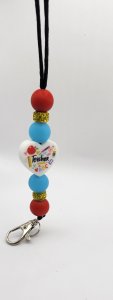 Teacher Heart Lanyard