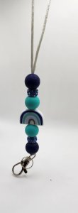 Blue Rainbow Lanyard