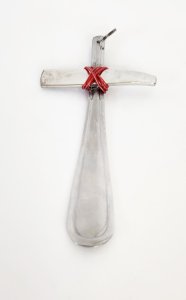 Silverware crosses
