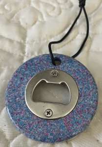 Unique Round Resin Bottle Opener