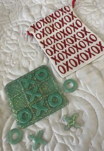 Travel Size Tic Tac Toe Game with Storage Bag