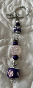 Hand Beaded Keychain