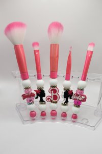 Pink Girl Makeup Brush Set