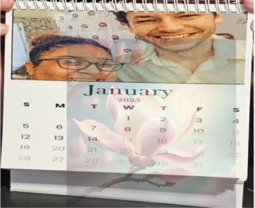 12 Month Desk Calendar