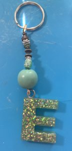 Hand Beaded Keychain