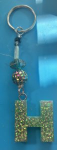 Hand Beaded Keychain