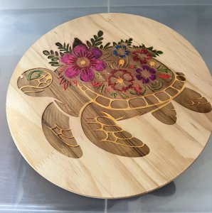 Sea Turtle Lazy Susan