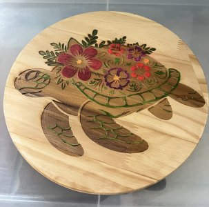 Sea Turtle Lazy Susan