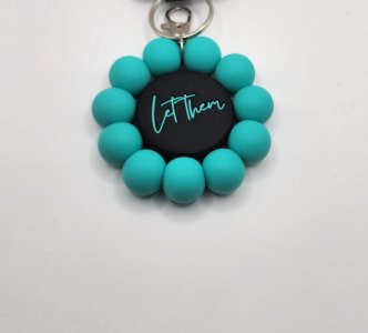 Let Them Flower Keychain