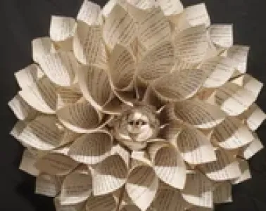 Wizards abound with this wreath with Rose Center