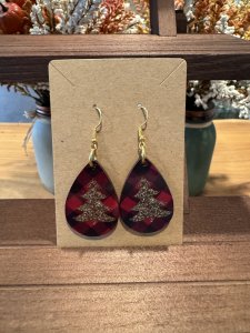 Buffalo Plaid with Christmas Tree