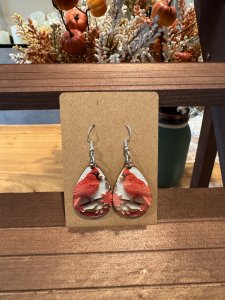 Cardinal Earrings 3