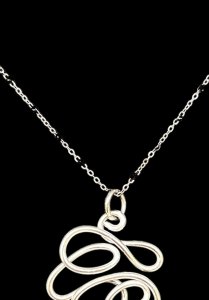 Anodized Aluminum Freeform Necklace