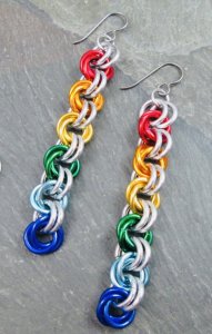 Colorful Anodized Aluminum Earrings