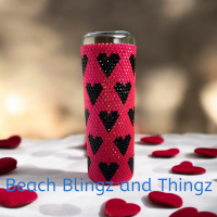 Bling Heart Tumbler