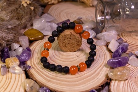 Orange Calcite Bracelet