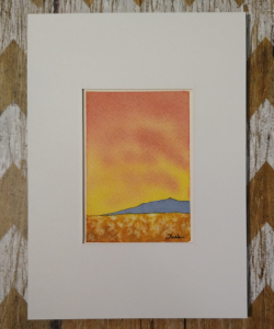 Whispers of a Fiery Sunset