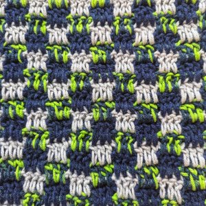 City Trail Mini-Check Plaid Baby Blanket