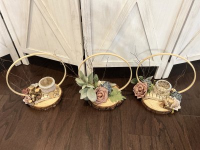 Wedding/ Bridal Shower Centerpieces-set of 3