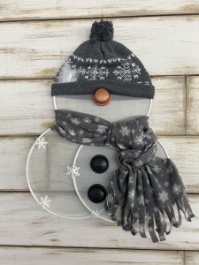 Wire Snowman - Wall/ Door Hanger