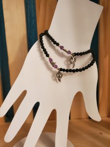 Overdose Awareness Onyx Bracelet 4MM