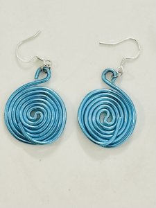 Turquoise Anodized Aluminum Earrings