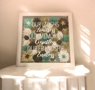 9x9 Friendship Shadow Box