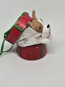 Corgi Dog Gift Box Ornament ~ Bubaloo's Art
