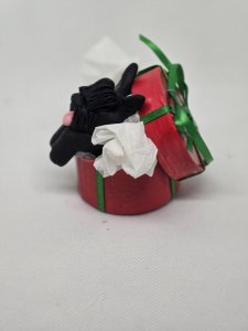 Scottie Scottish Terrier Dog in Gift Box Ornament ~ Bubaloo's Art