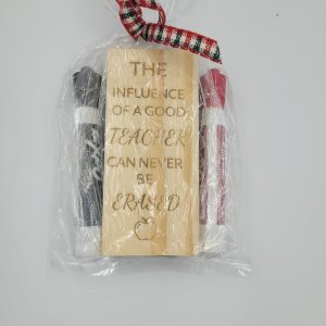 The influence of a good Teacher can never be erased White Board, Chalk board Eraser PERSONALIZED CUSTOM ~ Bubaloo's Art