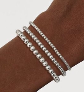 Stackable Sterling Silver Bracelets (3mm, 4mm, 5mm)